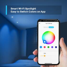 Inteligentná žiarovka TP-Link Tapo L630, Smart Wi-Fi, GU10, 3,7W, RGB 

 obrázok produktu 3 z 7