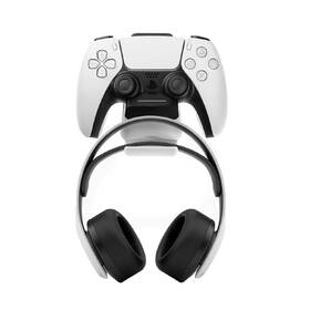 Dokovacia stanica FIXED pre ovládač DualSense PlayStation 5 s hákom pre slúchadlá čierna/biela

 obrázok produktu 6 z 9