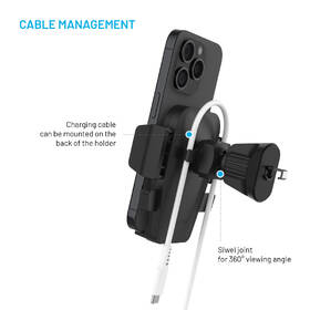 Držiak na mobil FIXED Iconiq Lock s úchytom do ventilačnej mriežky čierny

 obrázok produktu 3 z 6