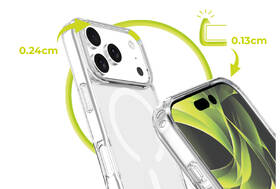 Kryt na mobil Mobile Origin Hybrid MagSafe na Apple iPhone 17 Pro Max priehľadný

 obrázok produktu 5 z 9