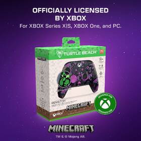 Gamepad Turtle Beach Rematch Wireless - Xbox/PC, RGB, Minecraft čierny

 obrázok produktu 6 z 13