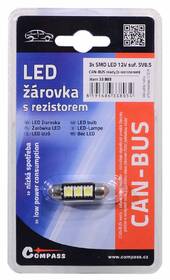 Autožiarovka Compass 33803 3 SMD LED 12V suf. SV8.5  CAN-BUS 

 obrázok produktu 1 z 2