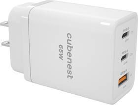 Cestovný adaptér Cubenest nabíjací 2xUSB-C/1xUSB, 65 W GaN, EU, UK, US, AU 

 obrázok produktu 5 z 10