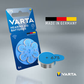 Batéria do načúvacích prístrojov Varta Hearing Aid Battery 675, blistr 6ks 

 obrázok produktu 5 z 5
