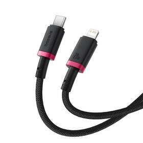 Kábel Baseus Dura USB-C/Lightning, 20W, 1m čierny/červený

 obrázok produktu 3 z 16
