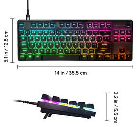 Klávesnica SteelSeries Apex 9 TKL US čierna

 obrázok produktu 6 z 6