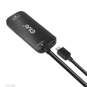 Redukcia Club3D HDMI + Micro USB / DisplayPort 8K, Active Adapter,  M/F 

 obrázok produktu 3 z 4