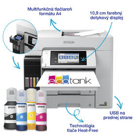 Tlačiareň multifunkčná Epson EcoTank L6580 biela

 obrázok produktu 3 z 10