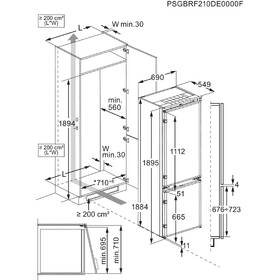 Chladnička s mrazničkou AEG NSC7P751DS 

 obrázok produktu 12 z 12