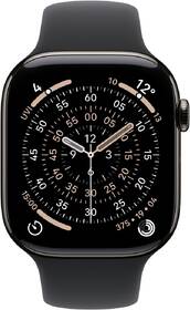 Inteligentné hodinky Apple GPS + Cellular 46mm bridlicovo sivý titán - čierny športový remienok - S/M 

 obrázok produktu 1 z 7