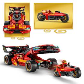 Stavebnica LEGO® NINJAGO® 71867 Kaiův červený bourák: 15 let NINJAGO 

 obrázok produktu 2 z 8