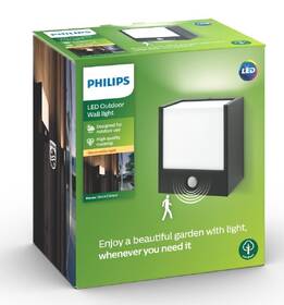 Nástenné svietidlo Philips Macaw, LED, senzor pohybu čierne

 obrázok produktu 2 z 2