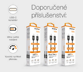 Nabíjačka do siete Aligator GaN, PD 65W, 2xUSB-C + USB čierna

 obrázok produktu 4 z 4