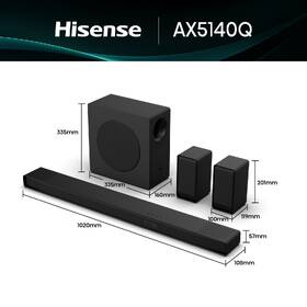 Soundbar Hisense AX5140Q čierny

 obrázok produktu 1 z 7