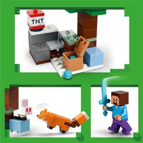 Stavebnica LEGO® Minecraft®  21583 Steve a dobrodružství v tajze 

 obrázok produktu 7 z 9