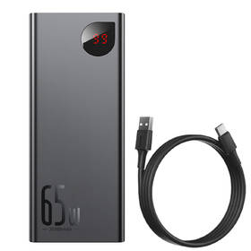 Powerbank Baseus Adaman Metal s digitálnym displejom QC + PD 20000mAh 65W čierny

 obrázok produktu 6 z 13