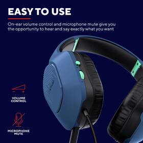 Headset Trust GXT 415B Zirox modrý

 obrázok produktu 11 z 12