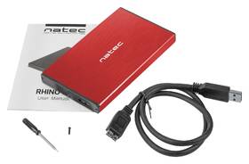 Box na HDD Natec Rhino Go, 2,5" SATA, 3.2 Gen1 červený

 obrázok produktu 4 z 6