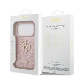 Kryt na mobil Guess Fixed Glitter 4G Metal Logo na Apple iPhone 18 Pro ružový

 obrázok produktu 6 z 6