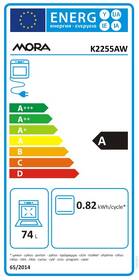 Kombinovaný sporák Mora K 2255 AW biely

 obrázok produktu 1 z 2