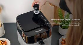 Fritéza teplovzdušná Remoska R301002 Vento SteamChef 6,3 l sivá

 obrázok produktu 12 z 15