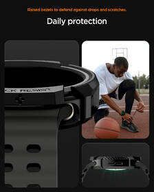 Ochranné puzdro Spigen Rugged Armor na Samsung Galaxy Watch 8 (44mm) čierny

 obrázok produktu 13 z 16