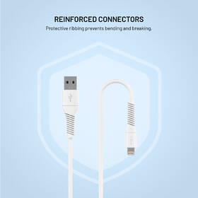 Kábel FIXED USB-A/Lightning, 1,2m biely

 obrázok produktu 3 z 5