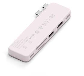 USB Hub Satechi USB-C Snap Hub (1x HDMI, 1x USB-C, 1x USB-A 3.0, 1x USB-C PD, 1x microSD/SD) ružový

 obrázok produktu 2 z 4