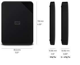Externý pevný disk Western Digital 5TB čierny

 obrázok produktu 6 z 6