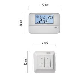 Termostat EMOS izbový, programovateľný, bezdrôtový, OpenTherm, P5616OT 

 obrázok produktu 10 z 11