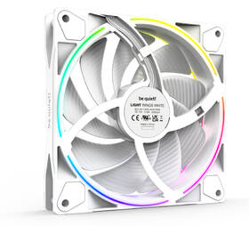Ventilátor be quiet! Light Wings PWM high-speed 140mm (3 ks) biely

 obrázok produktu 2 z 5