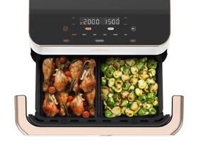 Fritéza teplovzdušná COSORI TF101S Dual Blaze TwinFry, 10 l biela

 obrázok produktu 8 z 33