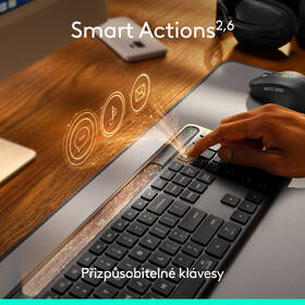 Klávesnica Logitech Signature Slim Solar+, US sivá

 obrázok produktu 15 z 18