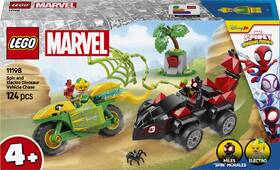 Stavebnica LEGO® Marvel Spidey a jeho fantastickí priatelia  11198 Spin, Electro a naháňačka s dinosaurím vozidlom 

 obrázok produktu 5 z 9