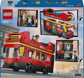 Stavebnica LEGO® City 60407 Červený dvojposchodový vyhliadkový autobus 

 obrázok produktu 3 z 9