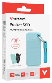 SSD externý Verbatim Pocket SSD 128GB + 2x obal modrý

 obrázok produktu 4 z 11