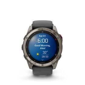 Inteligentné hodinky Garmin fenix 8 Pro 51 mm AMOLED Sapphire - Titanium / Graphite Silicone Band 

 obrázok produktu 4 z 14