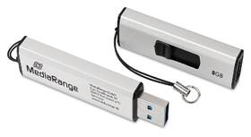 USB flashdisk MediaRange Slider 8GB USB 3.2 Gen 1 kovový

 obrázok produktu 1 z 3