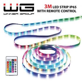 LED pásik WG 3, s ovladačem, 3 m 

 obrázok produktu 1 z 2