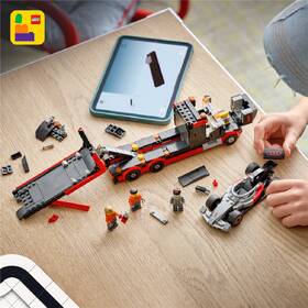 Stavebnica LEGO® City 60493 Výstavný nákladiak F1® s pretekárskym autom Audi F1® 

 obrázok produktu 7 z 9
