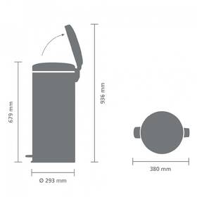  Brabantia 111822 MAT 30L 

 obrázok produktu 3 z 7