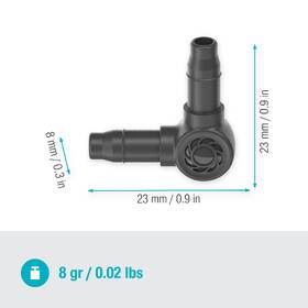 L-spojka Gardena MicroDrip System 4,6 mm (10 ks) 

 obrázok produktu 2 z 5