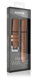 Remienok Aligator 22AW0007, kožený 22mm hnedý

 obrázok produktu 2 z 2