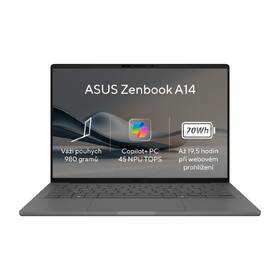 Notebook Asus Zenbook A14 sivý

 obrázok produktu 1 z 17