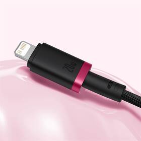 Kábel Baseus Dura USB-C/Lightning, 20W, 1m čierny/červený

 obrázok produktu 8 z 16