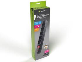 Prepäťová ochrana Tracer PowerGuard, 5x zásuvka, 1,8 m čierna

 obrázok produktu 2 z 2