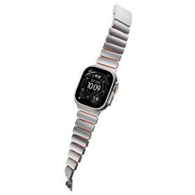 Remienok NOMAD Stratos Titanium FKM na Apple Watch 45/46/49 mm sivý/oranžový

 obrázok produktu 12 z 12