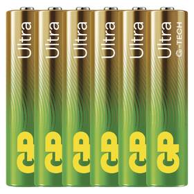 Batéria alkalická GP Ultra AAA (LR03), 6 ks 

 obrázok produktu 1 z 5