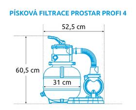 Piesková filtrácia Marimex ProStar Profi 4 m3/h 

 obrázok produktu 1 z 1