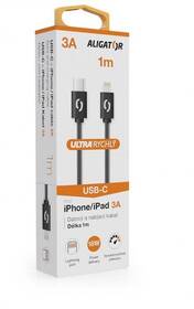 Kábel Aligator Power USB-C/Lightning, 3A, 1m čierny

 obrázok produktu 2 z 3